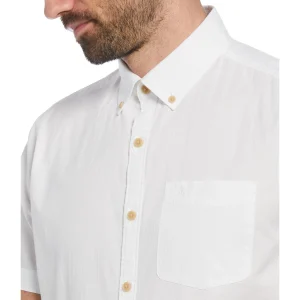 Original Penguin Seersucker Crinkle Yarn Solid Shirt