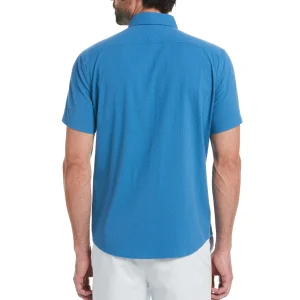 Original Penguin Seersucker Solid Color Shirt