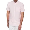 Original Penguin Short Sleeve Washed Linen Shirt