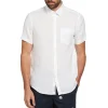 Original Penguin Short Sleeve Washed Linen Shirt