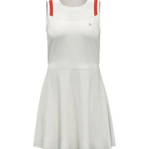 Women Original Penguin Sleeveless Illusion Mesh Tennis Dress