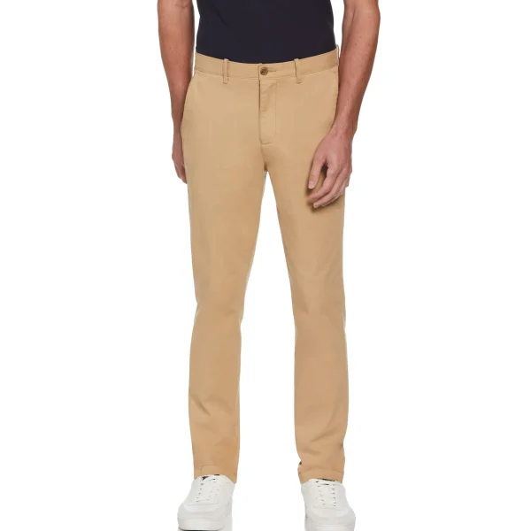 Original Penguin Slim Fit Stretch Chino Flat Front Pant