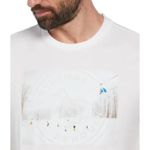 Original Penguin Snow Photo Tee