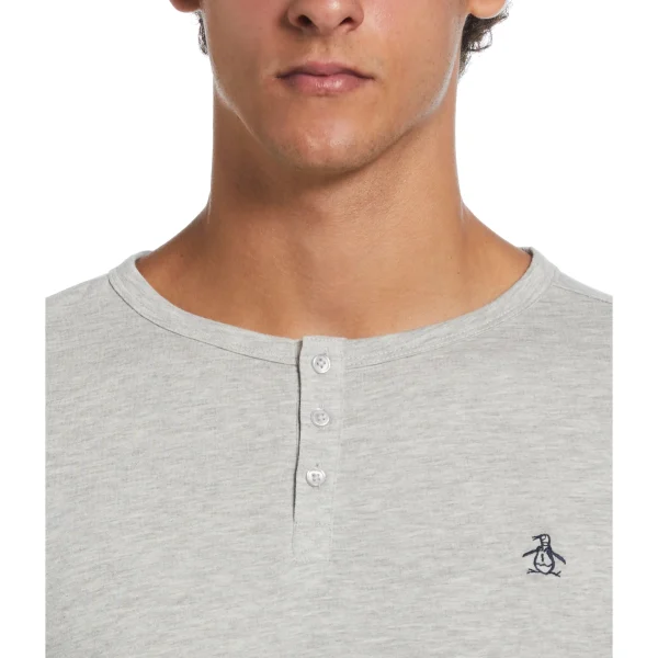 Original Penguin Solid Henley Tee