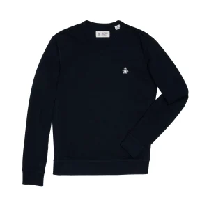 Original Penguin Sticker Pete Fleece Crew Neck