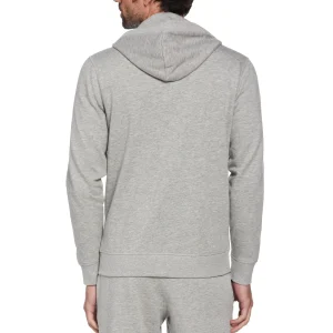 Original Penguin Sticker Pete Full Zip Fleece Hoodie