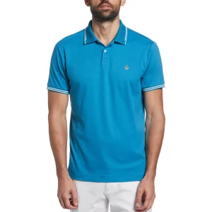 Original Penguin Sticker Pete Knit Polo Shirt