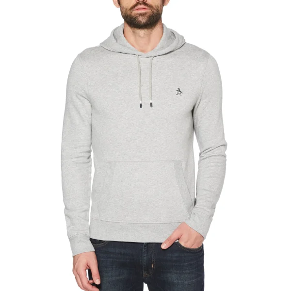 Original Penguin Sticker Pete Pullover Fleece Hoodie