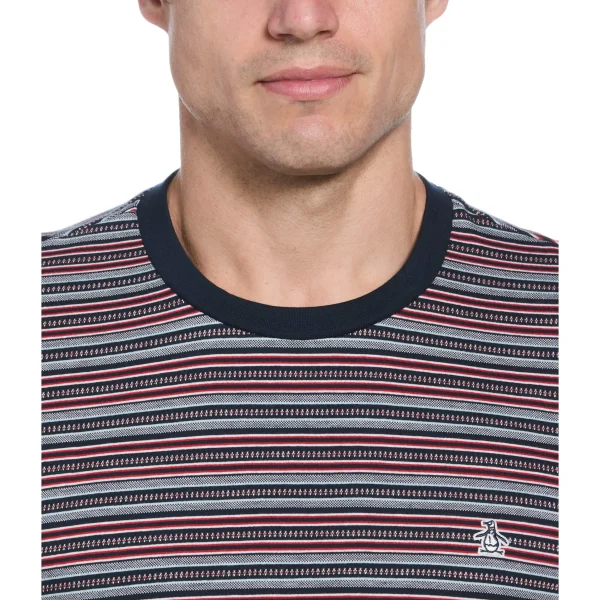 Original Penguin Stripe Jacquard Tee