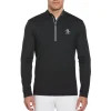 Original Penguin Technical Earl 1/4 Zip Long Sleeve Golf Sweater