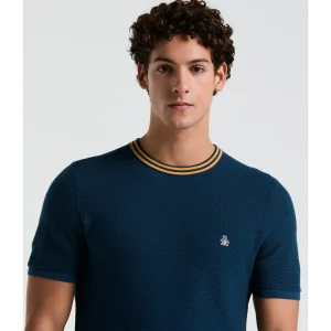 Original Penguin Textured Sweater Tee