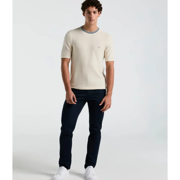 Original Penguin Textured Sweater Tee