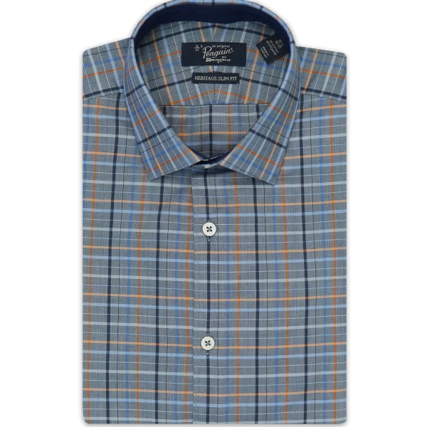 Original Penguin Thin Plaid Button Down