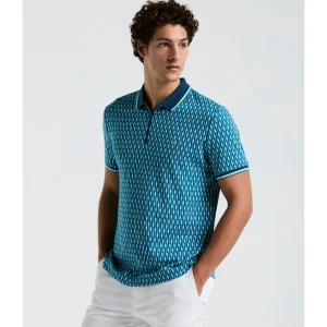 Original Penguin Tipped Jacquard Geo Polo