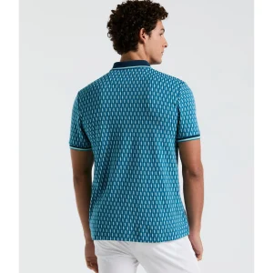 Original Penguin Tipped Jacquard Geo Polo