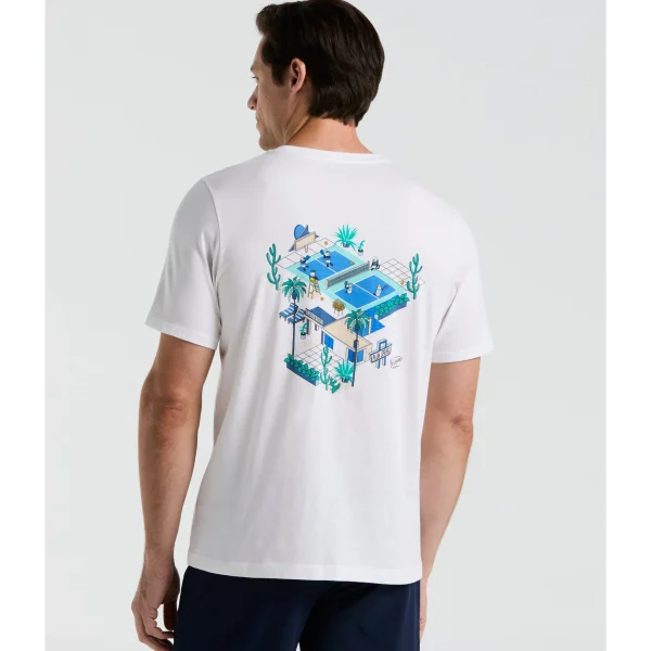 Original Penguin Trademark Paddle Graphic Tennis Tee