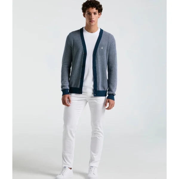 Original Penguin Tuck Stitch Cardigan Sweater