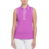 Women Original Penguin Veronica Sleeveless Golf Polo Shirt