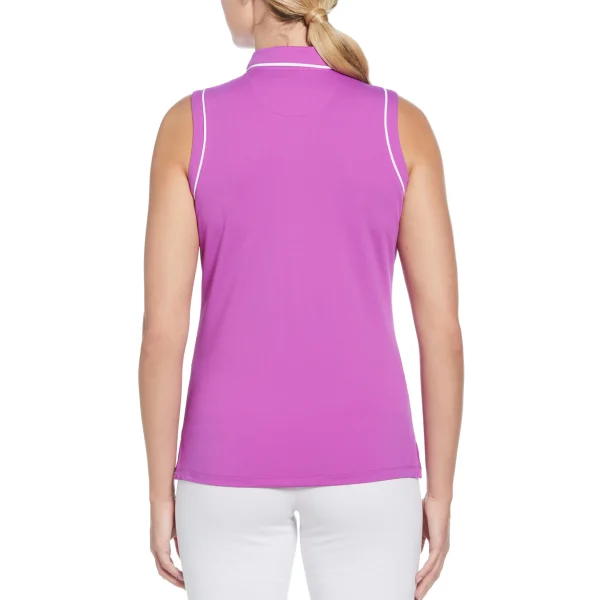 Women Original Penguin Veronica Sleeveless Golf Polo Shirt