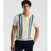 Original Penguin Vertical Stripe Sweater Polo