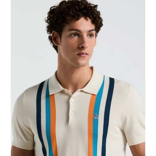 Original Penguin Vertical Stripe Sweater Polo