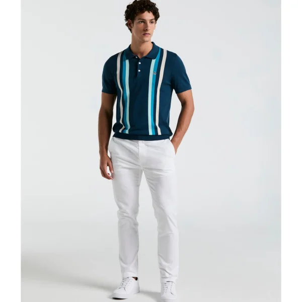 Original Penguin Vertical Stripe Sweater Polo