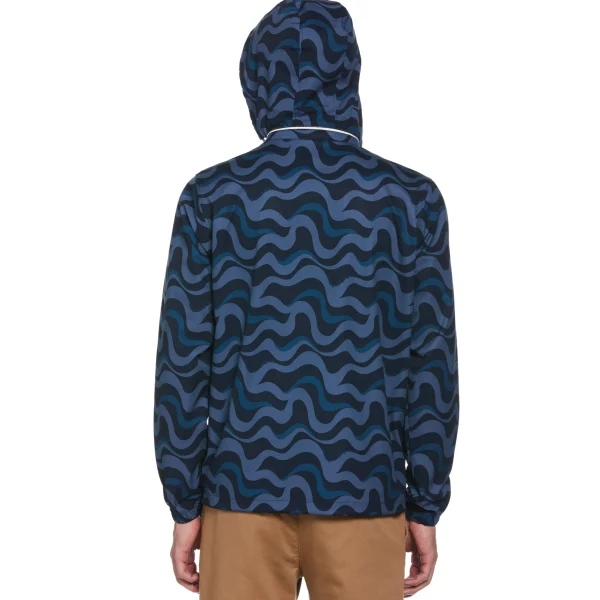 Original Penguin Wavy Print Ripstop Jacket