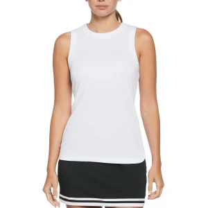 Women Original Penguin Women's Essential Ribbed Tennis Tank