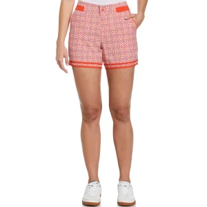 Women Original Penguin Women's Geometric Print Open Front 4