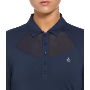 Women Original Penguin Women's Mesh Yoke Polo