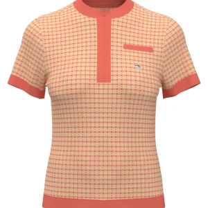 Women Original Penguin Women's Pete's Bow Tie Coloe Block Polo