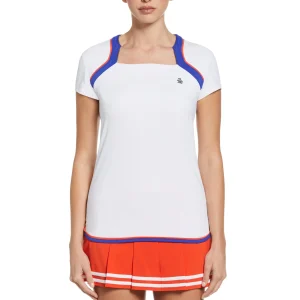 Women Original Penguin Women's Square Neckline Golf Shirt