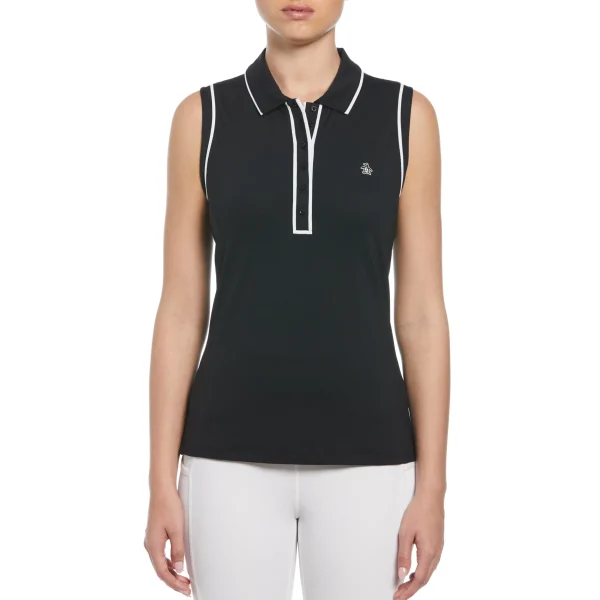 Women Original Penguin Women's Veronica Sleeveless Golf Polo Shirt