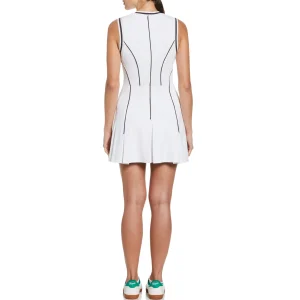 Women Original Penguin Women's V-Neck Short Sleeves Tennis Dress