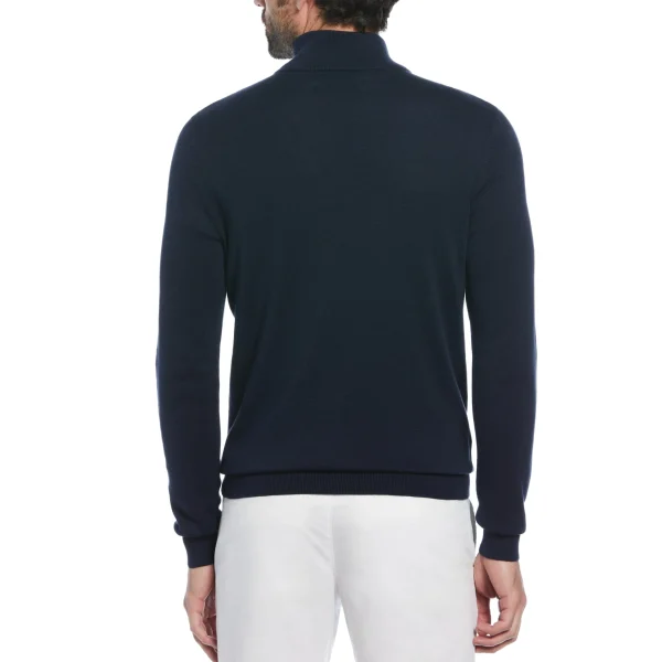 Original Penguin 1/4 Zip Cotton Jersey Sweater