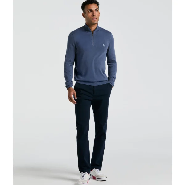 Original Penguin 1/4 Zip Cotton Jersey Sweater